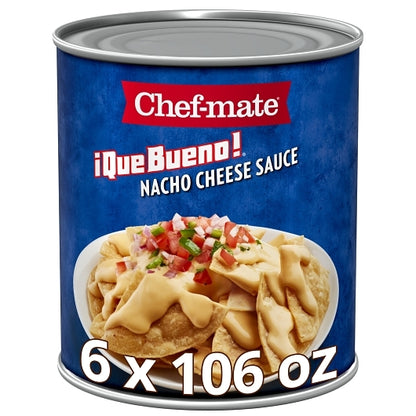 Nestle Chef Mate Que Bueno Nacho Cheese Sauce, 6 x 106 oz Case - Condiments & Sauces