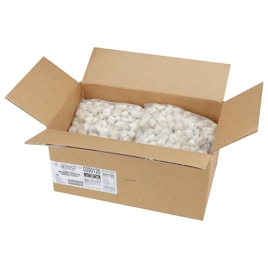 Windsor Freds For Breaded Cheddar Cheese Cubes, 6 x 4 lb Case - GS1 open-case image