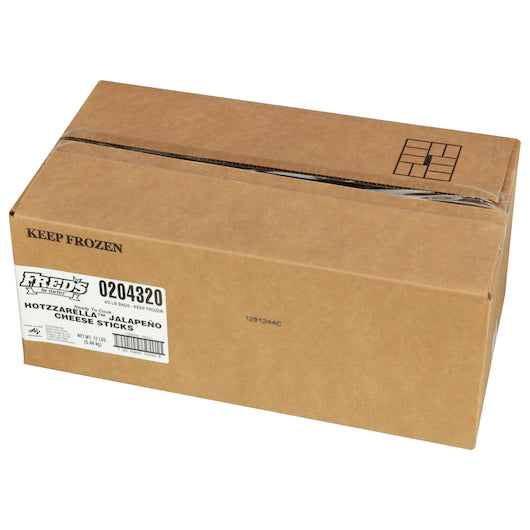 Fred's Jalapeno Hotzzarella Cheese Sticks, 4 x 3 lb Case - DOT product image 3