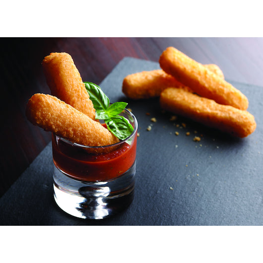 Fred's 3/4 Inch Battered Classic Mozzarella Cheese Sticks, 6 x 2 lb Case - DOT product image 3