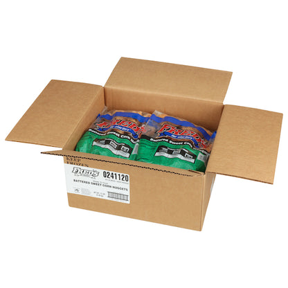Windsor Freds Ready-To-Cook Battered Corn Nuggets, 6 x 2 lb Case - GS1 open-case image