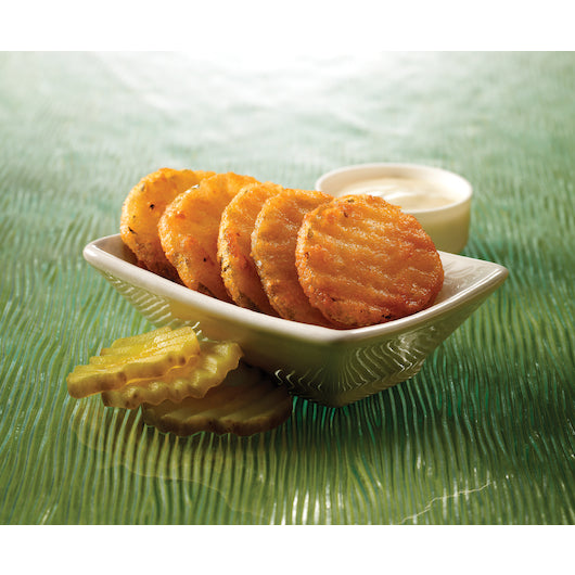 Freds Battered Pickle Battered Fried Pickle Chips, 6 x 2 lb Case - DOT product image 4