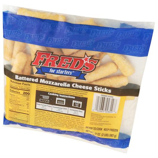 Fred's Battered Cheese Sticks, 6 x 2 lb Case - DOT product image 2