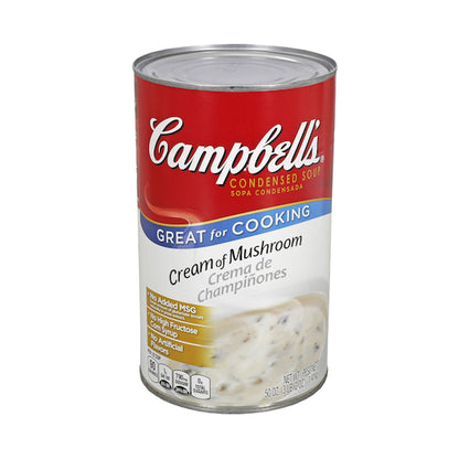 Campbell's Classic Cream Of Mushroom Condensed Soup, 12 x 50 oz Case - Prepared Foods