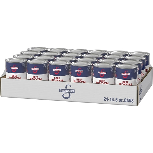Swanson Beef Broth Soup, 24 x 14.5 oz Case - DOT product image 3
