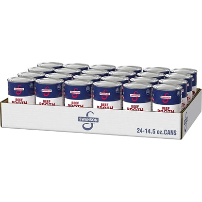 Swanson Beef Broth Soup, 24 x 14.5 oz Case - DOT product image 2