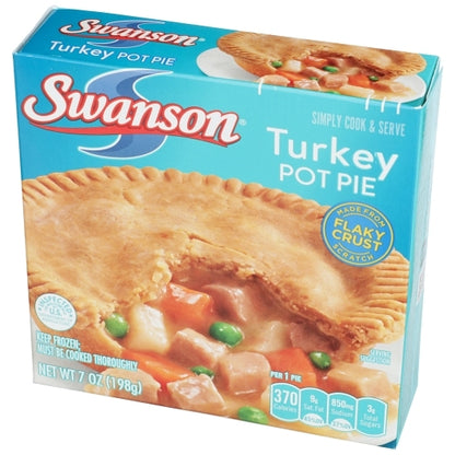 Swanson TURKEY Pot Pie, 24 x 7 oz Case - DOT product image 4