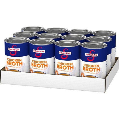 Swanson Clear Chicken Broth, 12 x 49.5 oz Case - DOT product image 7