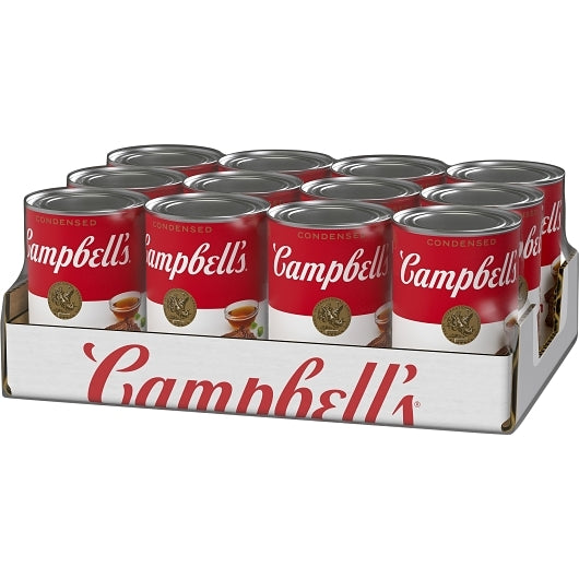 Campbells Condensed Beef Condensed Soup Red & White Beef Broth, 12 x 10.5 oz Case - DOT product image 4