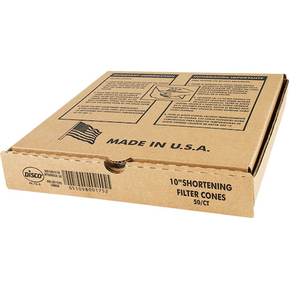Disco 10 Inch Cone Regular Filter, 10 x 50 each Case - DOT product image 7