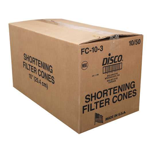 Disco 10 Inch Cone Regular Filter, 10 x 50 each Case - DOT product image 6