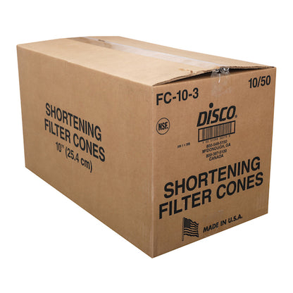 Disco 10 Inch Cone Regular Filter, 10 x 50 each Case - DOT product image 6