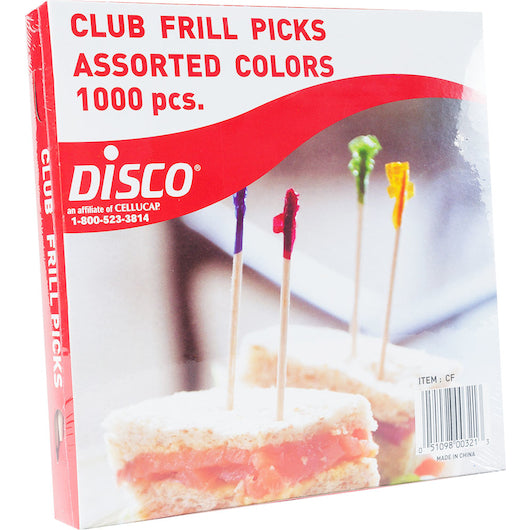 (Price/Case)Disco CF Club Frill 4 Inch Pick - DOT product image 2