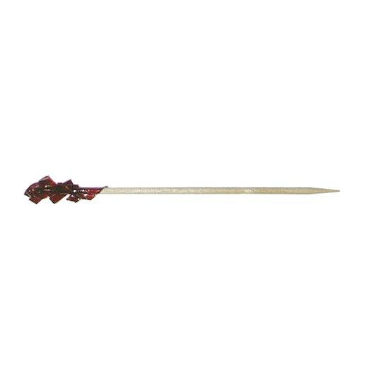 Disco 4 Inch Wooden Disposable Club Frill Assortment Of Purple Red Green And Yellow, 10 x 1000 x 1000 each Case