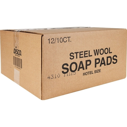 Continental Brillo Steel Hotel size soap pad 3 Inch x 3 Inch, 12 x 10 each Case - DOT product image 2