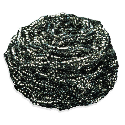 Disco Essentials Large Stainless Steel Scrubber, 1 x 12 each Case - Cleaners & Sanitizers