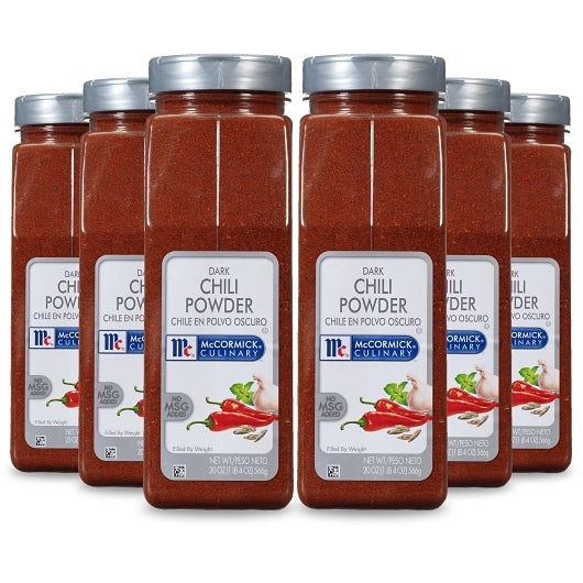 McCormick Dark Chili Powder, 6 x 20 oz Case - DOT product image 6