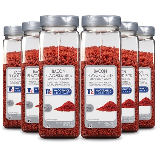 McCormick Bacon Flavored Bits Salad Topping Shaker, 6 x 13 oz Case - DOT product image 6