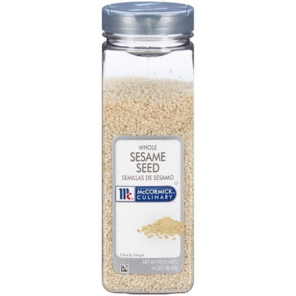 McCormick Culinary White Sesame Seeds, 6 x 16 oz Case - DOT product image 2