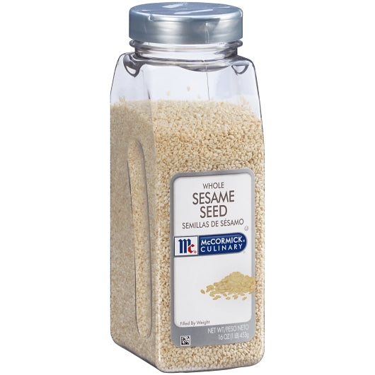 McCormick Culinary White Sesame Seeds, 6 x 16 oz Case - DOT product image 6
