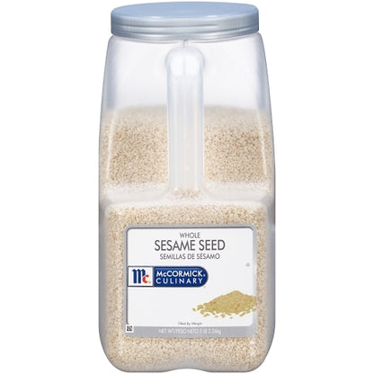 McCormick Culinary Sesame Seed Whole, 3 x 5 lb Case - DOT product image 2