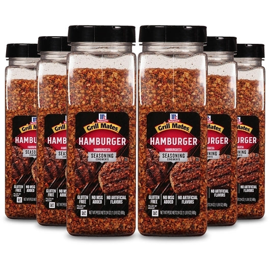 McCormick Grill Mates Hamburger Seasoning, 6 x 24 oz Case - DOT product image 4