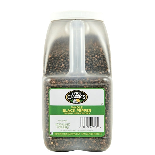 Spice Classics Whole Black Pepper, 3 x 5.75 lb Case - DOT product image 6