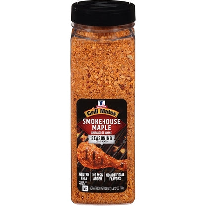 McCormick Grill Mates Seasoning Smokehouse Maple, 6 x 28 oz Case - DOT product image 3
