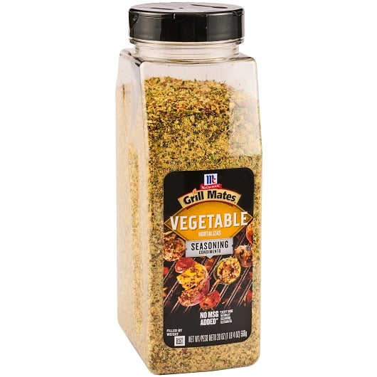 McCormick Grill Mates Vegetable Seasoning, 6 x 20 oz Case - DOT product image 8