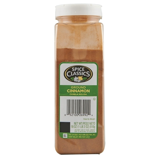 Spice Classics Ground Cinnamon, 6 x 18 oz Case - DOT product image 8