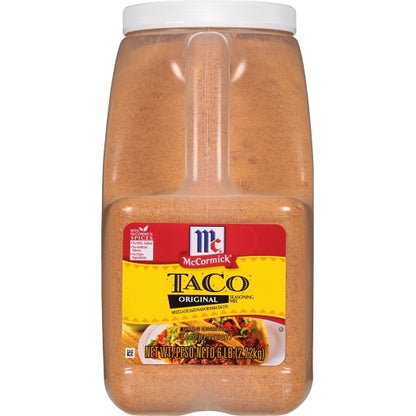 McCormick Original Taco Seasoning, 3 x 6 lb Case - DOT product image 4