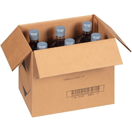 McCormick Vanilla Extract, 6 x 32 fl oz Case - GS1 open-case image