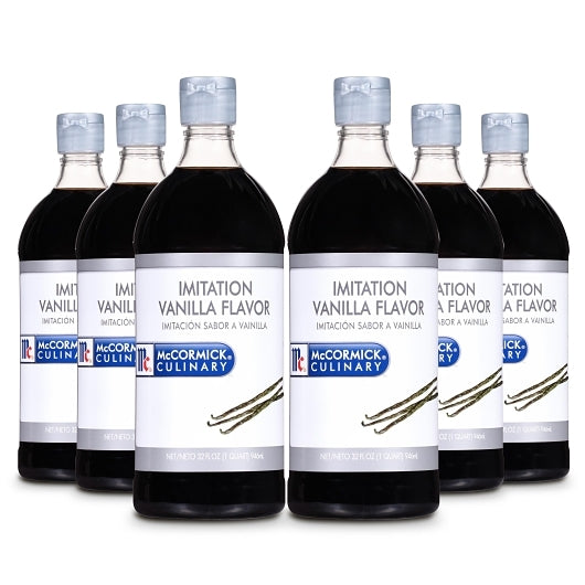 McCormick Culinary Imitation Vanilla Flavor, 6 x 32 fl oz Case - DOT product image 4