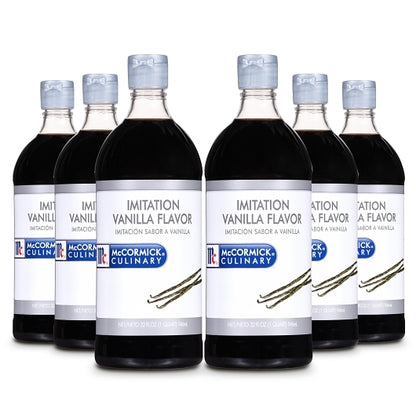 McCormick Culinary Imitation Vanilla Flavor, 6 x 32 fl oz Case - DOT product image 4