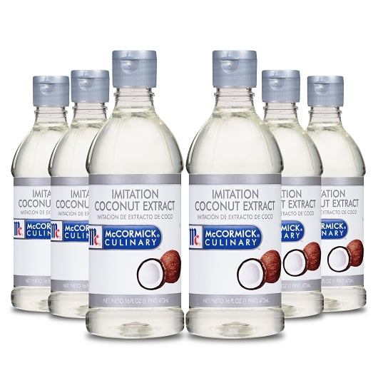 McCormick Culinary Imitation Coconut Extract, 6 x 16 fl oz Case - DOT product image 4