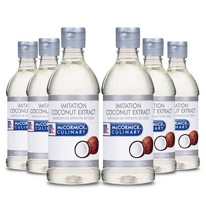 McCormick Culinary Imitation Coconut Extract, 6 x 16 fl oz Case - DOT product image 4