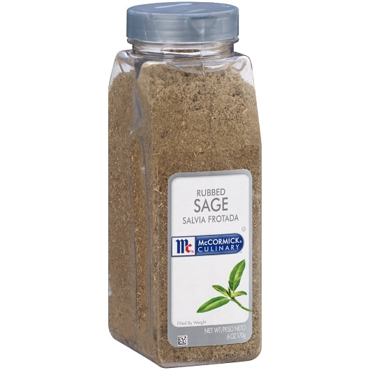 McCormick Culinary Rubbed Sage, 6 x 6 oz Case - DOT product image 7