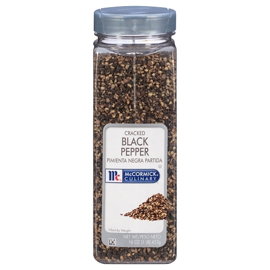 McCormick Cracked Culinary Black Pepper, 6 x 16 oz Case - DOT product image 6