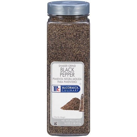 McCormick Black Pepper Shaker Grind, 6 x 16 oz Case - DOT product image 3