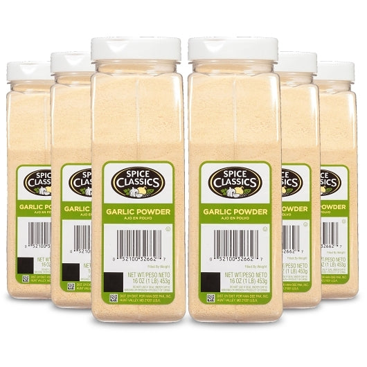 Spice Classics Garlic Powder, 6 x 16 oz Case - DOT product image 6
