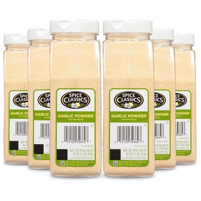 Spice Classics Garlic Powder, 6 x 16 oz Case - DOT product image 6