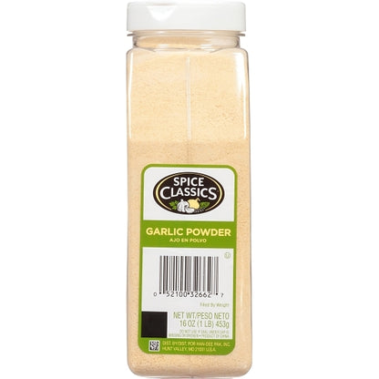 Spice Classics Garlic Powder, 6 x 16 oz Case - DOT product image 7
