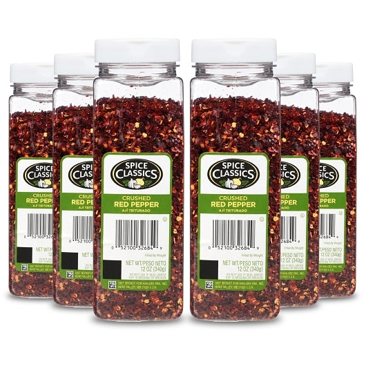 Spice Classics Crushed Red Pepper, 6 x 12 oz Case - DOT product image 6