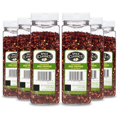 Spice Classics Crushed Red Pepper, 6 x 12 oz Case - DOT product image 6