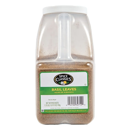 Spice Classics Basil Leaves, 3 x 1.75 lb Case - DOT product image 6