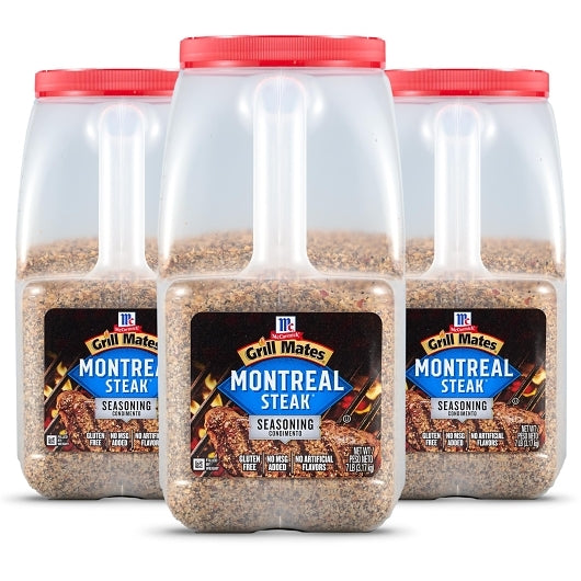 McCormick Kosher Grill Mates Montreal Steak Seasoning, 3 x 7 lb Case - DOT product image 4