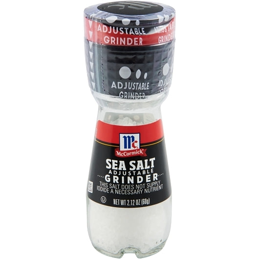 McCormick Sea Salt Grinder, 6 x 6 x 2.12 oz Case - DOT product image 4