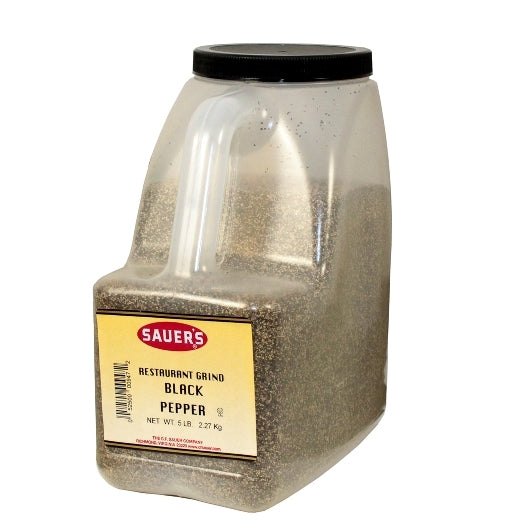 C.F. Sauer Foods Restaurant Grade Black Pep/, 5 Pound -- 3/case. - DOT product image 1
