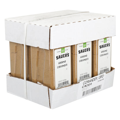 Sauer's Ground Coriander, 6 x 1 lb Case - Spices Seasonings