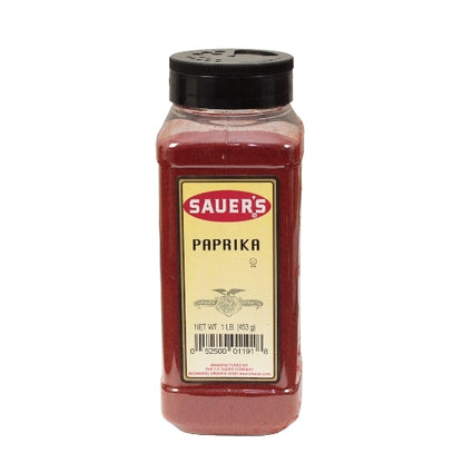 C.F. Sauer Foods Paprika, Ready-To-Use For Mexican Cooking (1 lbs, 6 Per Case) - DOT product image 1